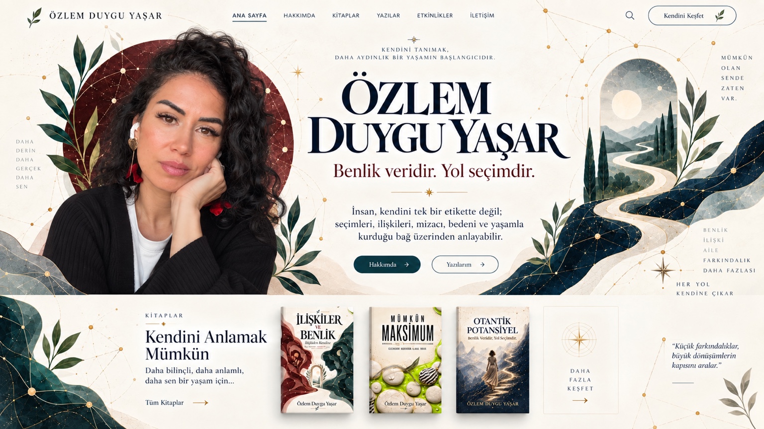 Özlem Duygu Yaşar — Benlik veridir. Yol seçimdir.